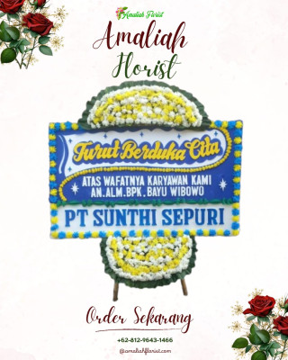 Papan Bunga Duka di Kamipang